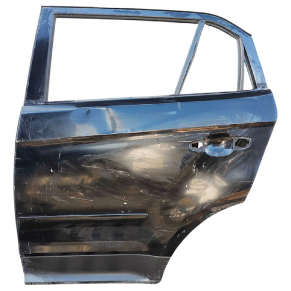 Porta Traseira Esquerda Hyundai Creta 2017 A 2021 Detalhe Traseira Esquerda Preto