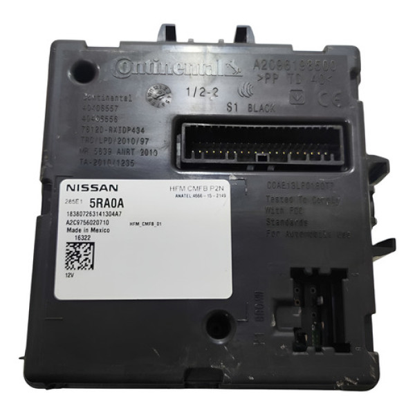 Módulo Conforto 285e15ra0a Nissan Kicks 2017 A 2020