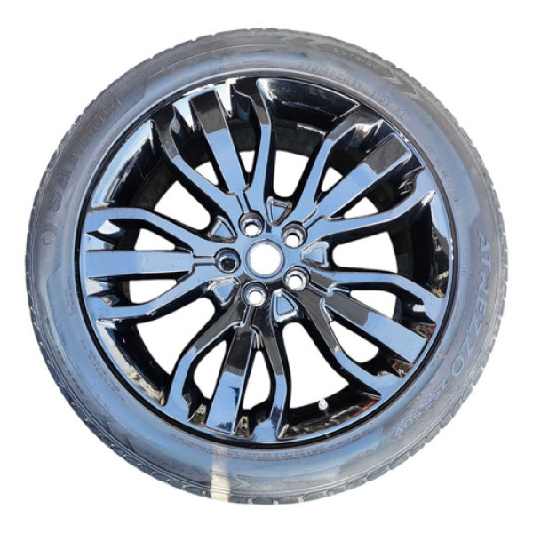Roda Aro 21 C/pneu Range Rover Sport 2015 A 2017 C/detalhe Preto