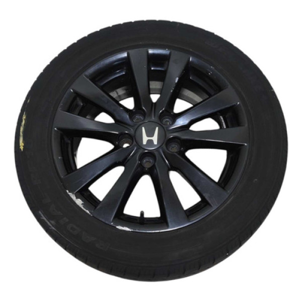 Roda Aro 16 C/pneu Honda Civic 1.8 2012 2013 2014 A 2016 Preto