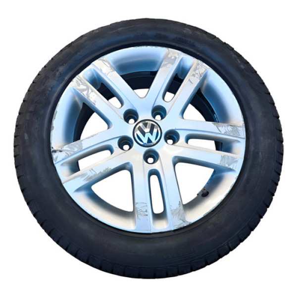 Roda Aro 16 Vw Jetta 2007 A 2014 C/detalhe 1k0601025bn Prata