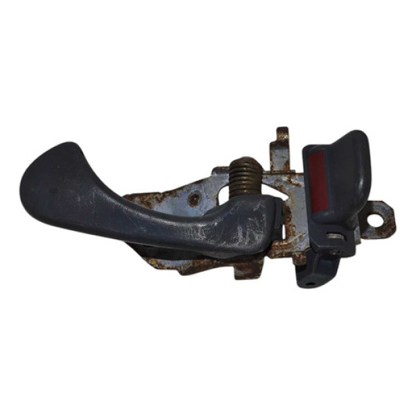 Maçaneta Interna Tras Direita Mitsubishi Pajero 2000 A 2006 Cinza Traseira