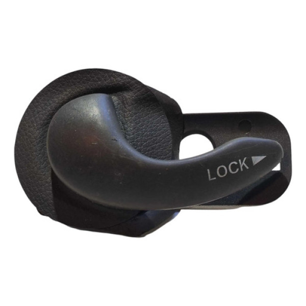 Maçaneta Interna Esq Fiat Palio 2007 2008 2009 Preto Traseira