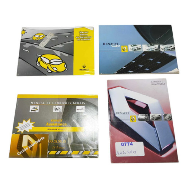 Moldura Manual Proprietario Renault Clio 1.6 16v 2003 A 2009