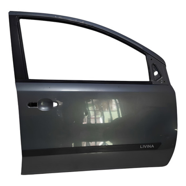 Porta Diant Direita Nissan Livina 2010/2014 Cinza C/detalhe Cinza Direito Dianteira