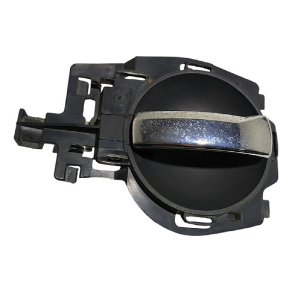 Maçaneta Interna Dianteira Esquerda C3 2003 2004 2005 A 2012 Preto Dianteira