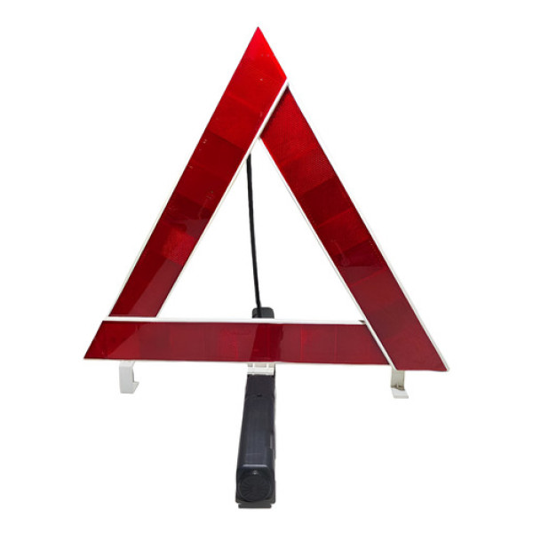 Refletor Olho Gato Triangulo C/capa Peugeot 206 2006 A 2009 Vermelho