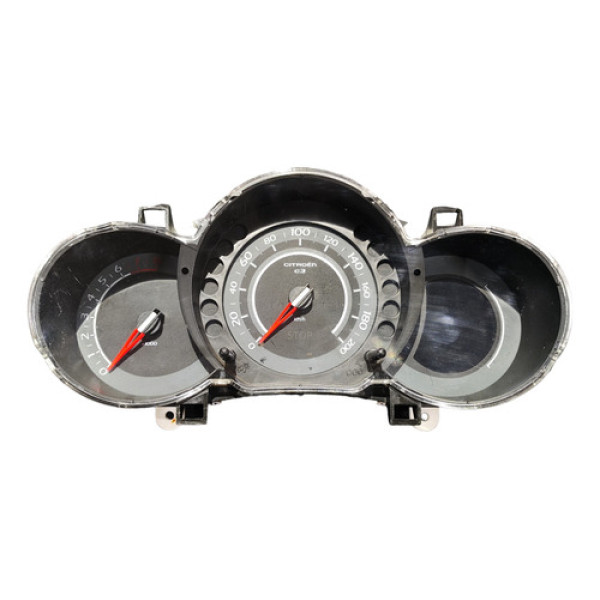 Painel Velocímetro Citroen C3 2010 2011 2012 Preto