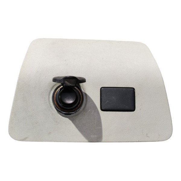 Moldura Painel Tomada Isqueiro Toyota Prius 2012 2013 2014 Preto