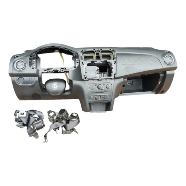 Painel Tabelier Completo Renault Sandero Logan 20 2021 2022 Preto