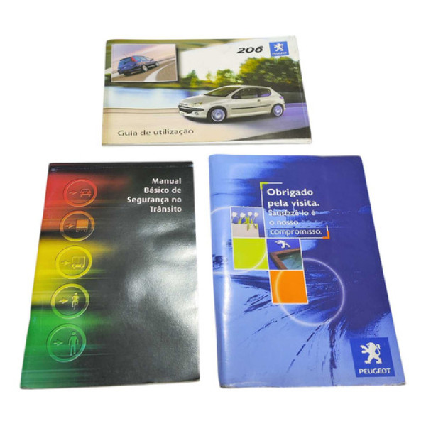 Moldura Manual Proprietario Peugeot 206 2009 2010 2011