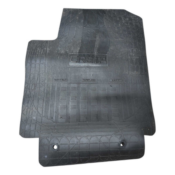 Tapeta Borracha Dianteiro Esquerdo Hyundai Creta 2017 Preto