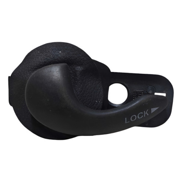 Maçaneta Interna Traseira Esquerda Fiat Palio 1996 A 2003 Preto Traseira