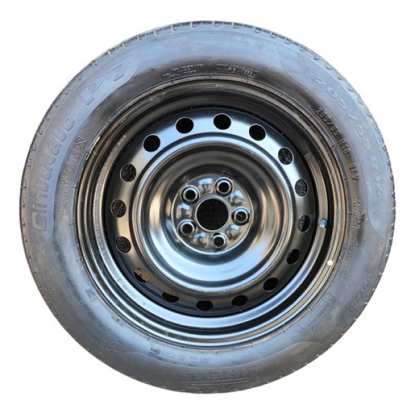Roda  Ferro Estepe 205/55/16r Toyota Corolla 2017 Preta