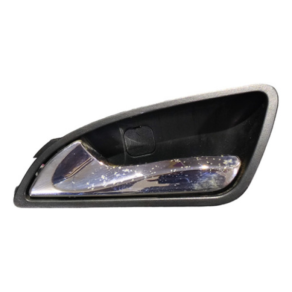 Maçaneta Interna Traseira Esq Hyundai Hb20 2014 2015 2016 - Prata - Traseira