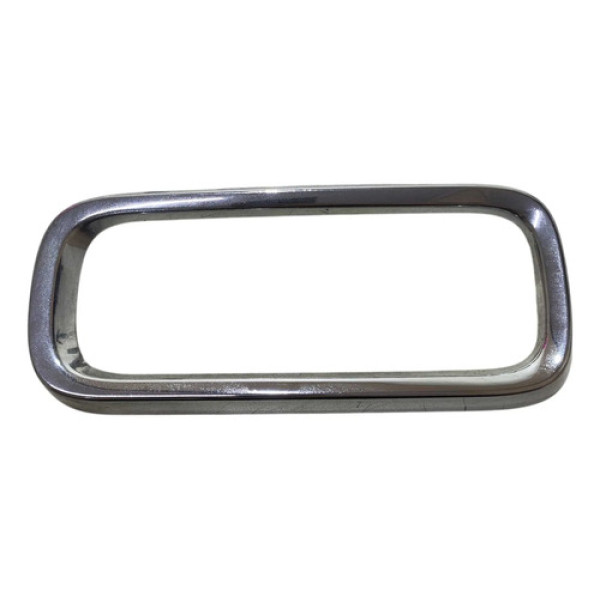 Moldura Grade Parachoque Jeep Renegade 2016/2020 Detalhe Prata Ambos Lados