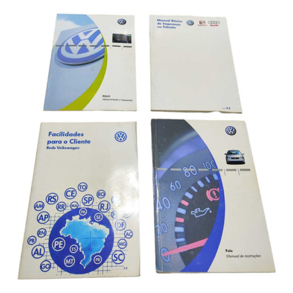 Moldura Manual Proprietario Volkswagen Polo 2002 2003 2004