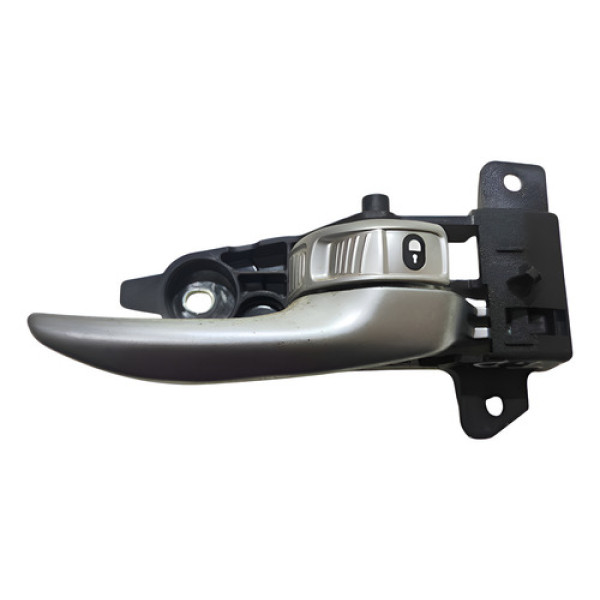 Maçaneta Interna Traseira Direita Jeep Renegade 2016 A 2021 Prata Traseira