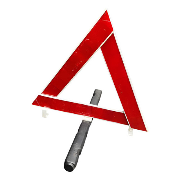 Refletor Olho Gato Triângulo Ford Ka 2017 2018 2019 Vermelho