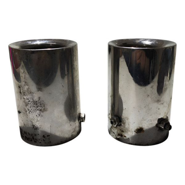 Ponteiras Escapamento Vw Touareg 3.6 V6 2013 2014 2015 Cromado