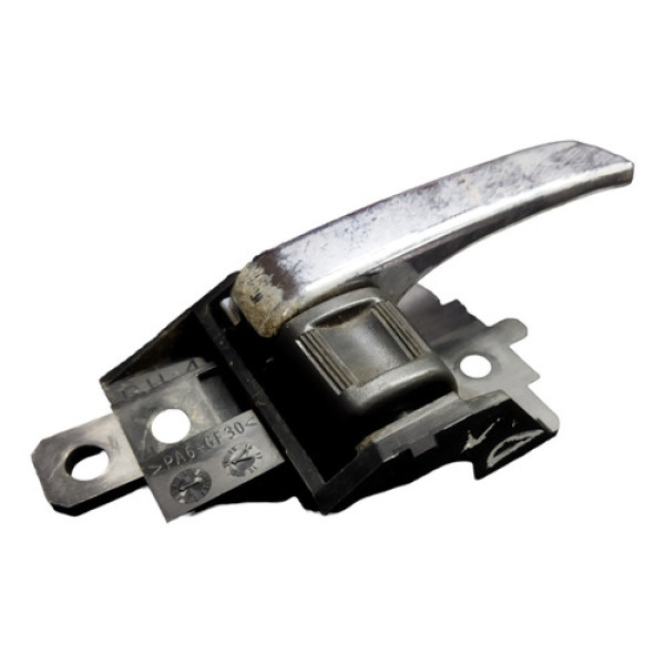 Maçaneta Interna Traseira Direita Mitsubishi Asx 2013 2014 Prata Traseira