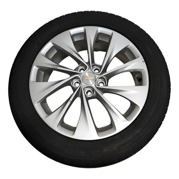 Roda Aro 17 C/pneu Chevrolet Cruze Ltz 2017 A 2019 13409659 Prateado