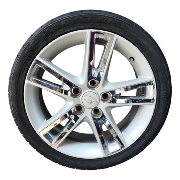 Roda Aro 17 Hyundai I30 2010/2011/2012 Pneu Detalhe Cromado