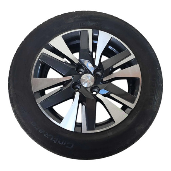 Roda Aro 16 C/pneu Peugeot 2008 2019/2020 9828976977 Detalhe Preto