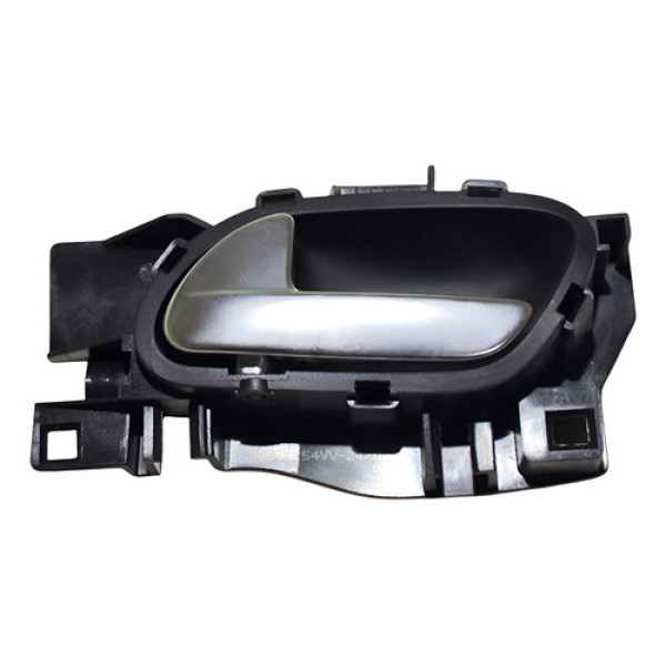 Maçaneta Int Traseira Esquerda Citroen Aircross 2016 A 2020 Prata Traseira