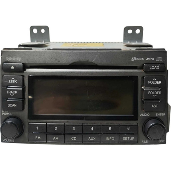 Display Radio Hyundai Azera 2008 2009 2010 Preto
