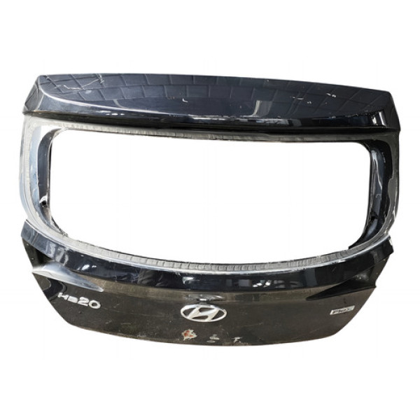 Tampa Traseira Hyundai Hb20 Hatch 2014 2015 A 2019 C/detalhe Preto