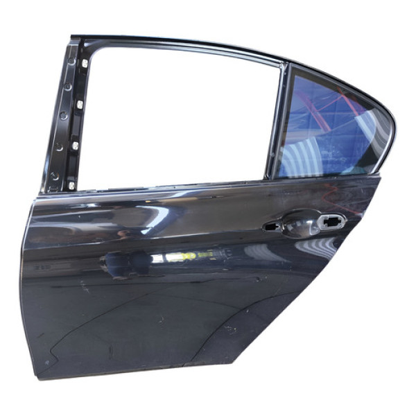 Porta Traseira Esquerda Bmw 328i 2013 2014 A 2017 Preto Traseira Esquerda