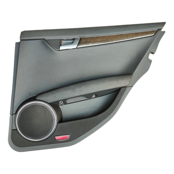 Forro Porta Tras Dir Mercedes C200 C250 2009 2010 2011 2012 Preto