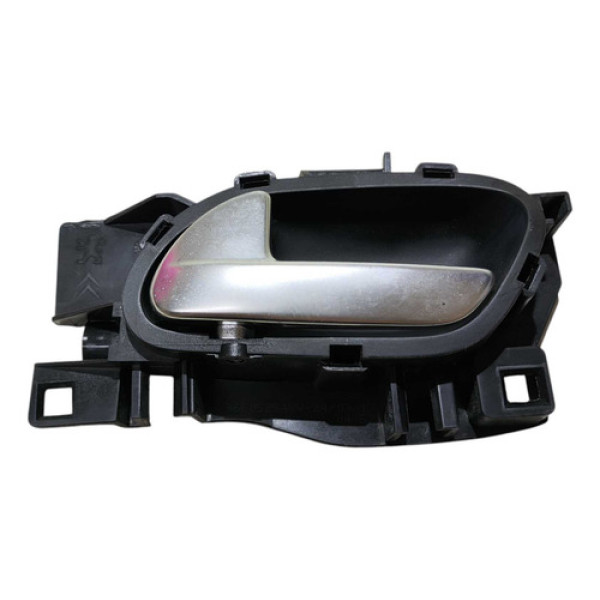 Maçaneta Interna Diant Esq Citroen C4 2014 A 2016 96605254vv Preto Dianteira