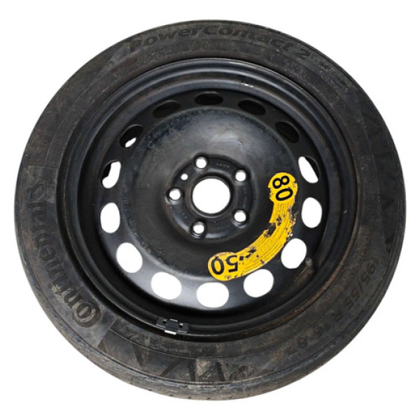 Roda Estepe C/pneu Aro 16 Volkswagen Jetta 2010 2011 2012 Preto
