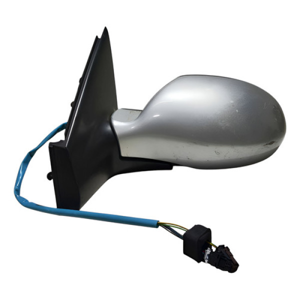 Retrovisor Esquerdo Citroen C5 2002 A 2005 Prata C/detalhe