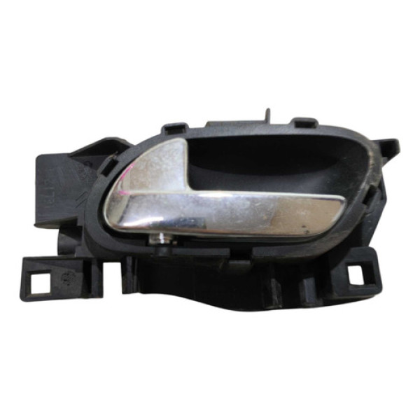 Maçaneta Int Traseira Esq Peugeot 308 2013 A 2015 9660525480 Preto Traseira