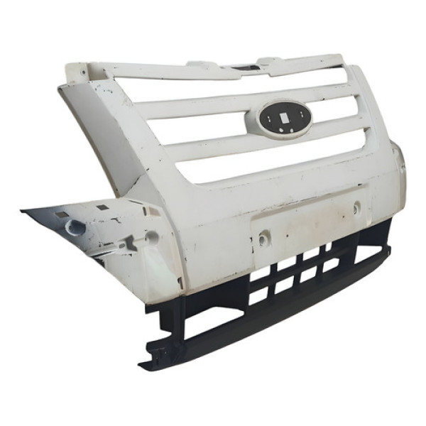 Parachoque Diant Ford Transit Mk3 2007/2009 Branca C/detalhe Branco