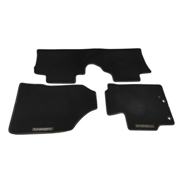 Jogo Tapete Preto Toyota Yaris 1.5 Sedan 2020 2021 2022 Preto
