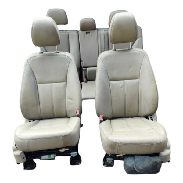 Jogo Banco Couro Ford Edge 3.5 V6 2012 2013 2014 Bege