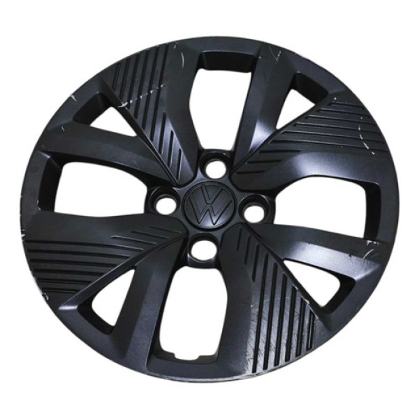 Calota Aro 15 2gx601147 Vw Polo Track 2021 2022 2023 2024 Preto