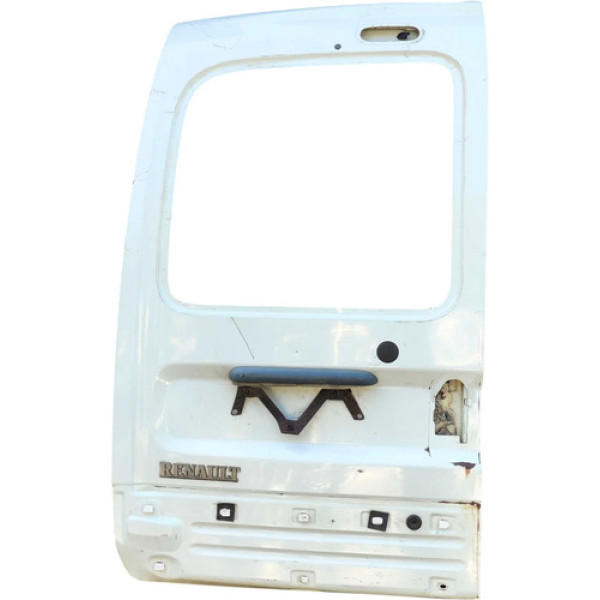 Porta Traseira Esquerda Renault Kangoo 2008 A 2010 Traseira Esquerda Branco