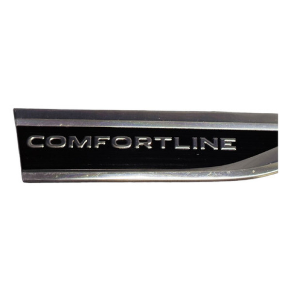 Emblema Paralama Comfortline Vw Tcross 2020 2021 Preto