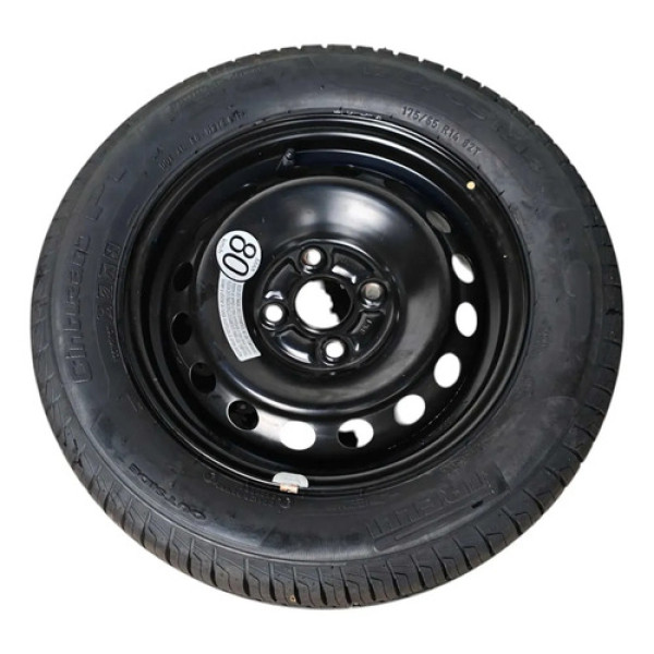 Roda Estepe Aro 14 C/pneu Toyota Yaris Hatch 2019 2020 Preto