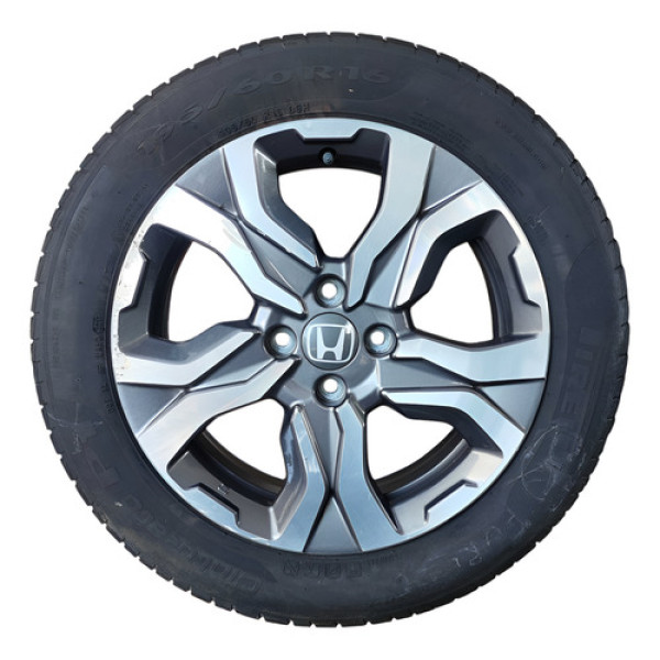 Roda Aro 16 195/60r16 Honda Wr-v 2018 2019 2020 C/pneu Prateado