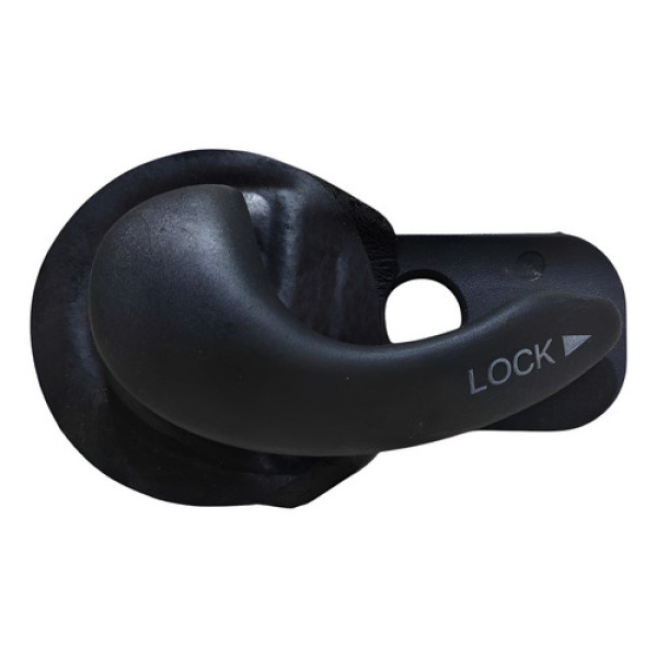 Maçaneta Interna Porta Traseira Esq Fiat Palio 2002 A 2004 Preto Traseira