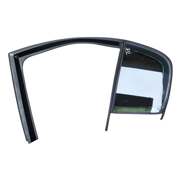 Canaleta Vidro Traseiro Esquerdo Renault Megane 2008 A 2012 Preto
