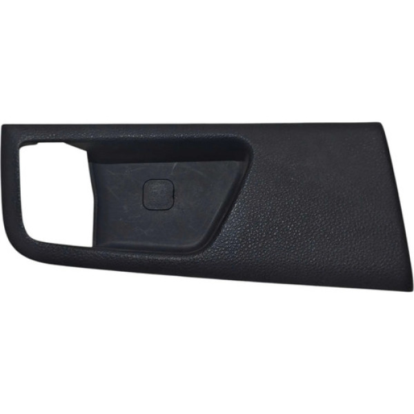 Moldura Maçaneta Int Tras Esquerda Kia Sportage 2006 A 2008 Preto Traseira