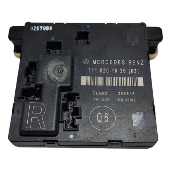 Modulo Vidro Porta Tras Direita Mercedes E320 E55 2003/2008