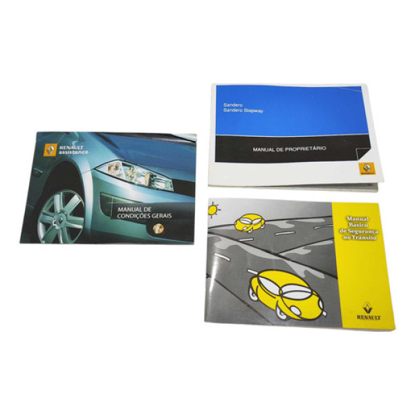 Moldura Manual Proprietario Renault Stepway 2008 A 2012